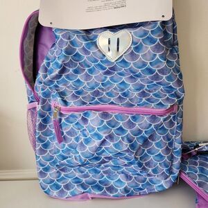 NWT - Mermaid Backpack Set | Lunchbox | Pencil Case | Water Bottle
